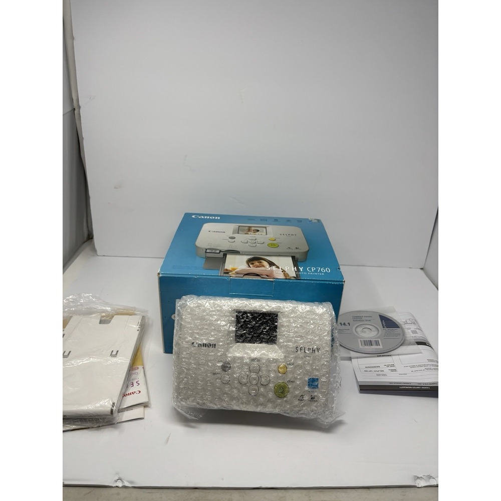 CANON SELPHY CP760 Compact Photo Printer Digital Thermal NEW in Opened Box Works